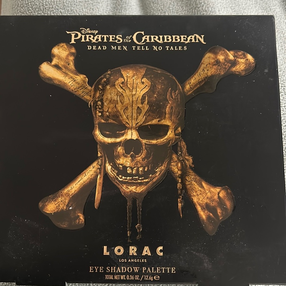 LORAC Pirates of the Caribbean Dead Men Eye shadow palette NEW sealed in box